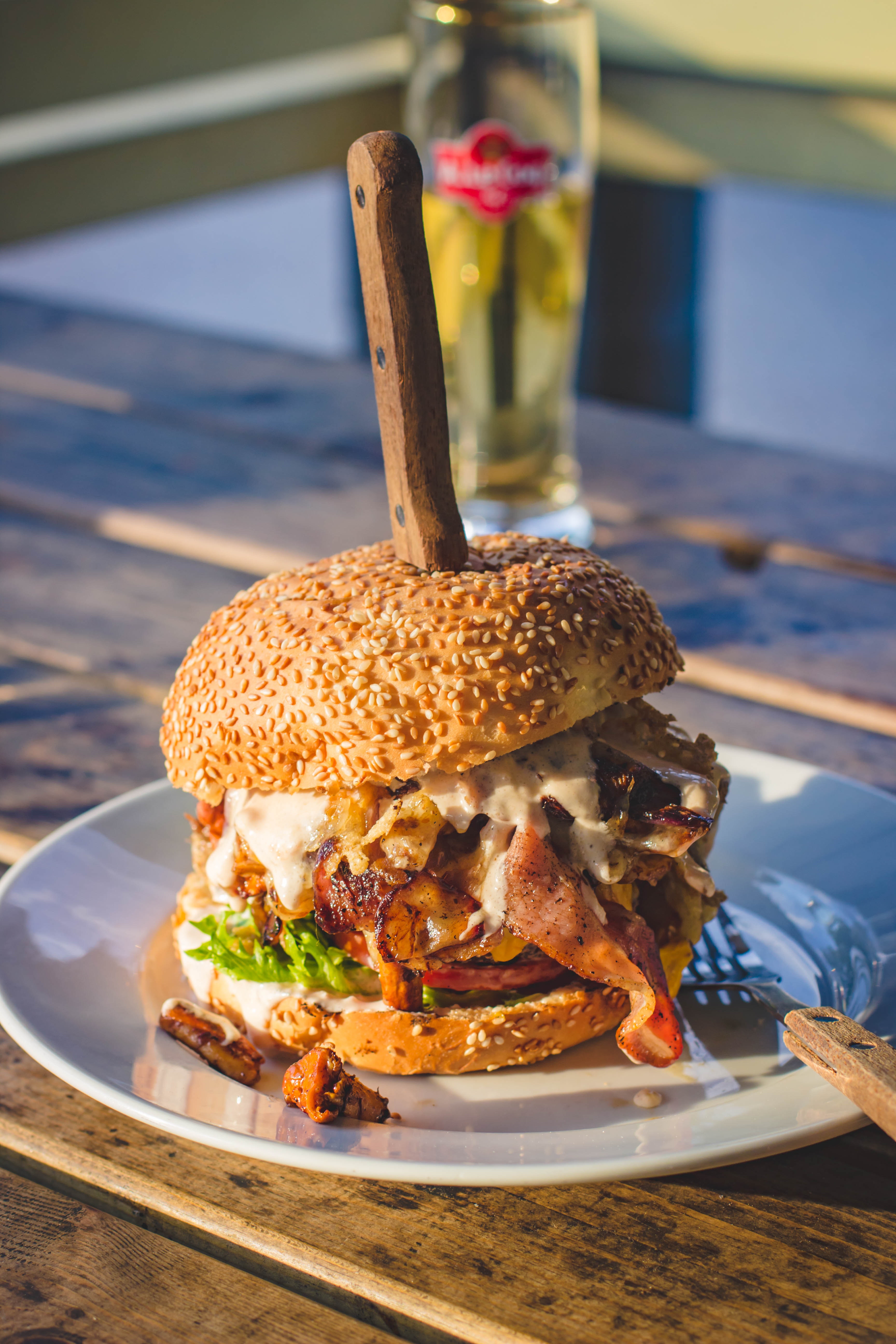 Burger du chef, steak Angus