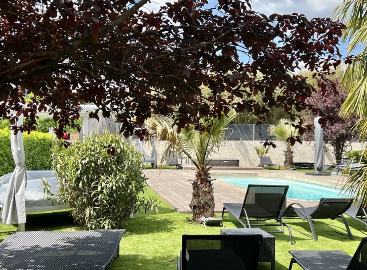 Le jardin le matin