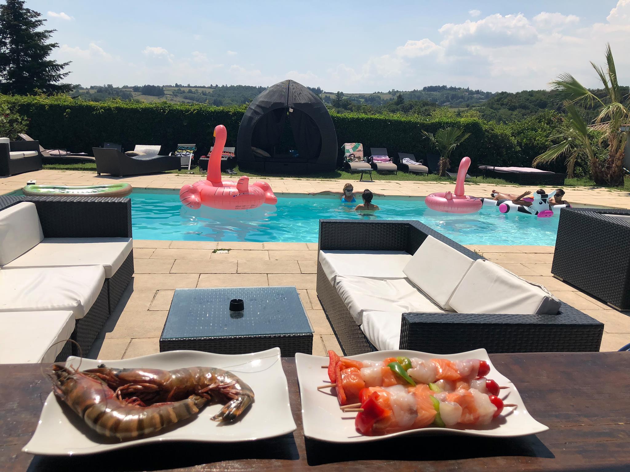 Farniente au bord de la piscine